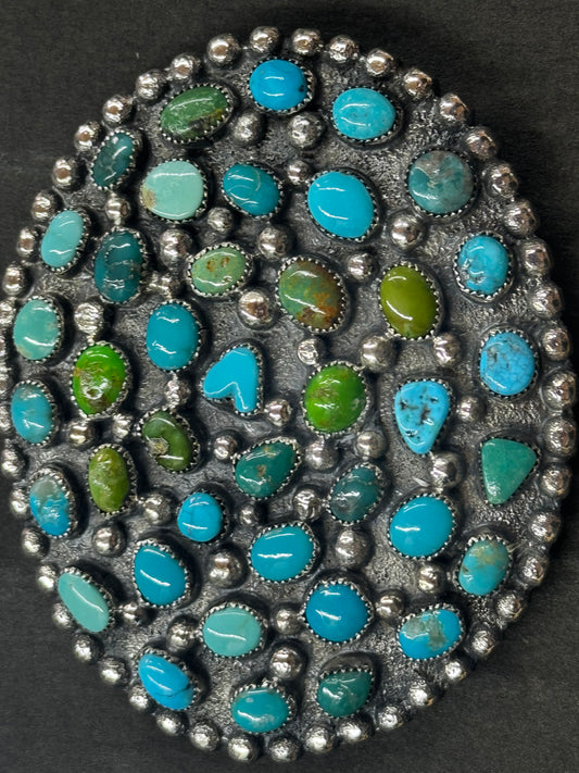 Turquoise & Sterling Buckle