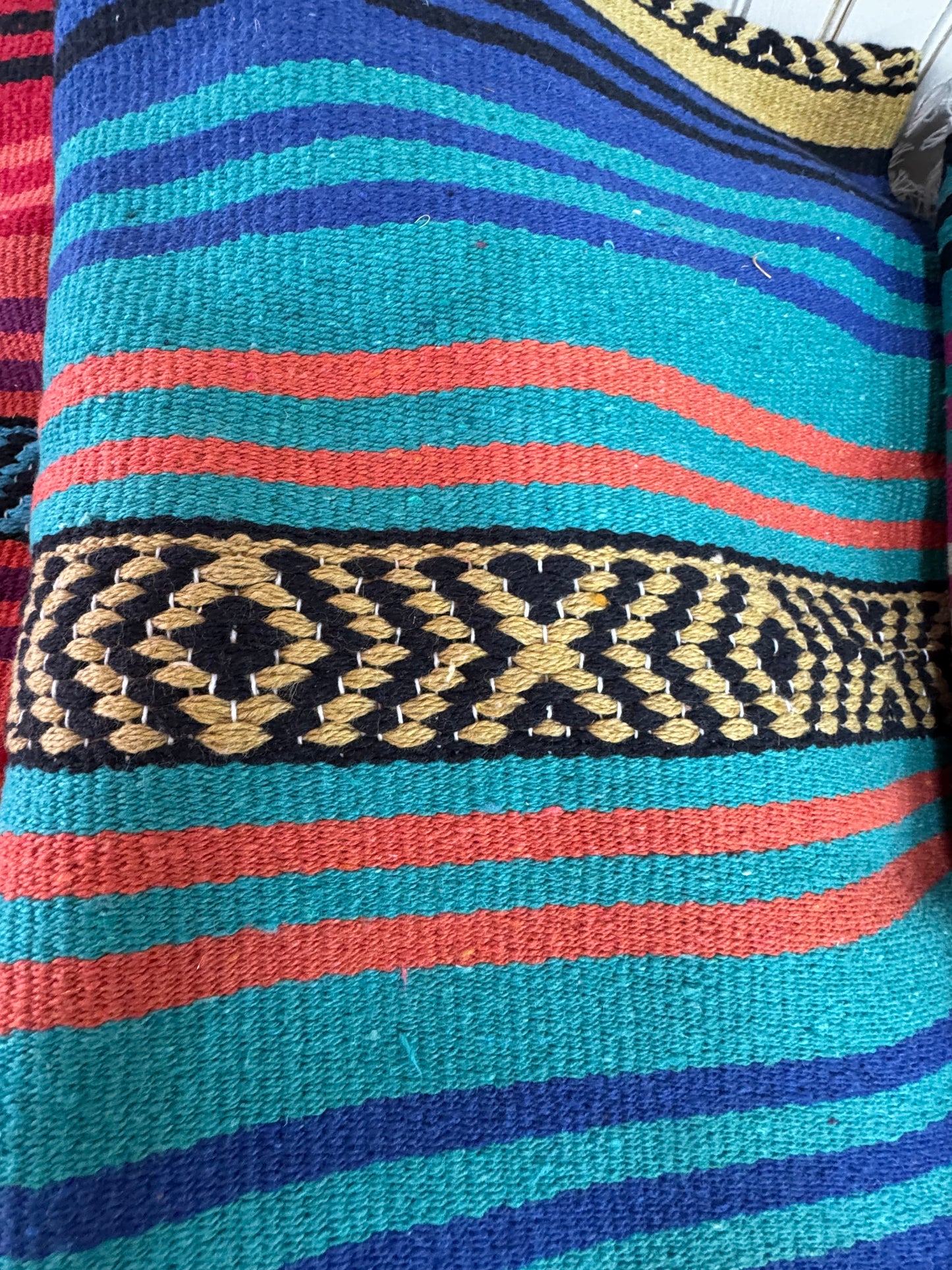 Woven Striped Blanket