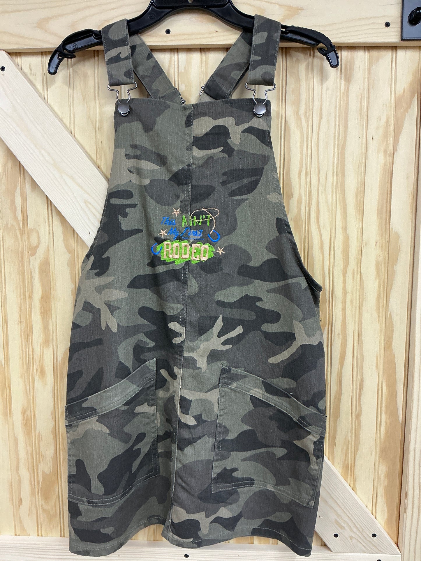 This Ain’t My First Rodeo Camo Coverall Dress