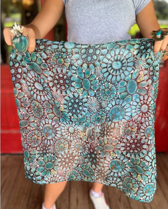 Turquoise Bandana by Junk Gypsy