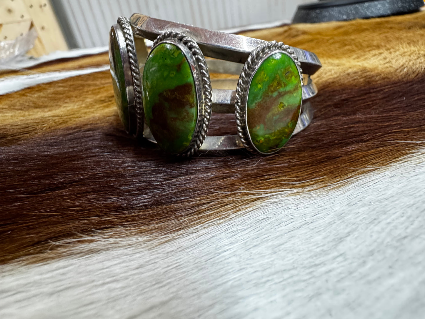 Green Turquoise Cuff