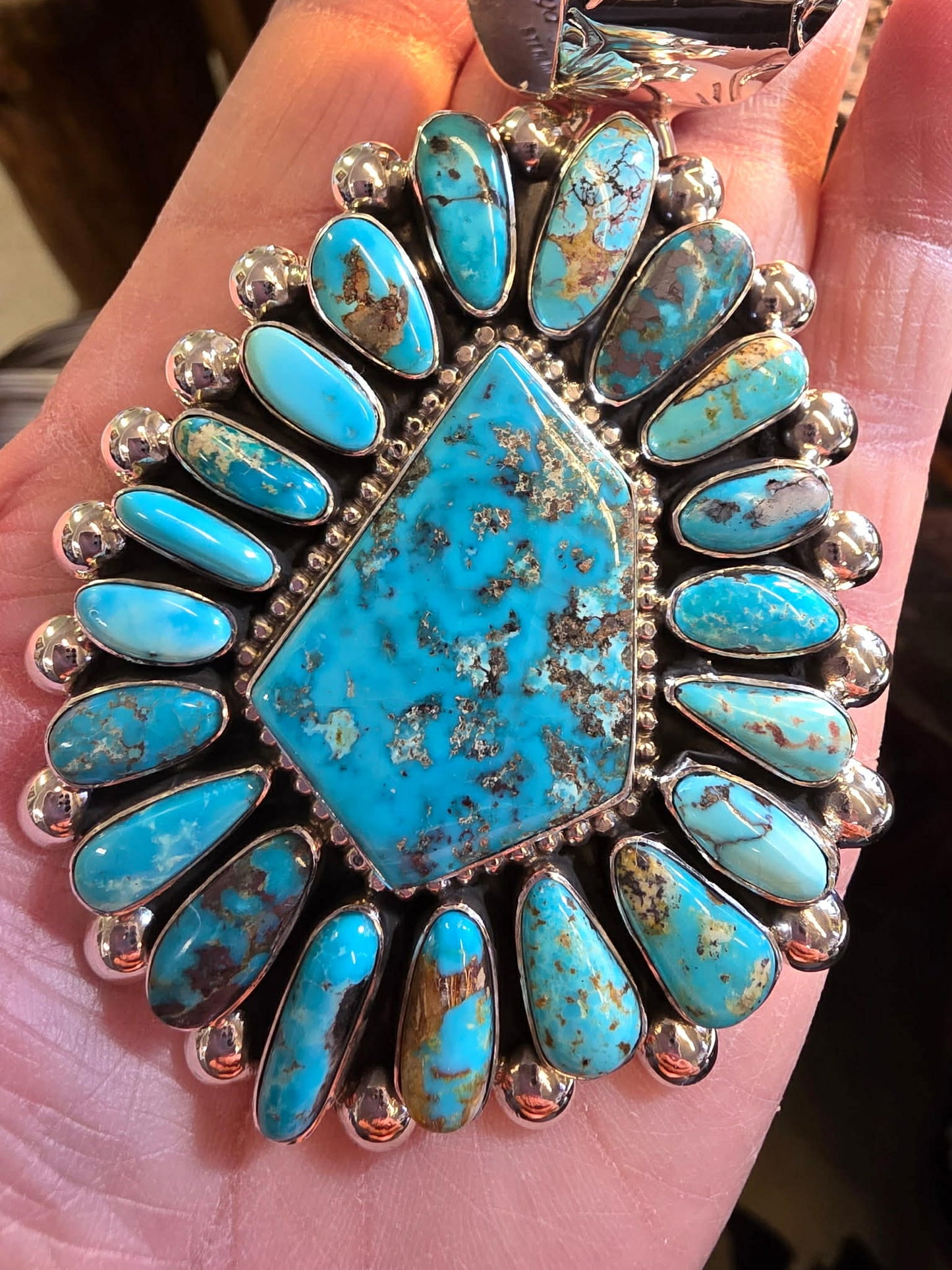 TJR Mixed Turquoise Pendant
