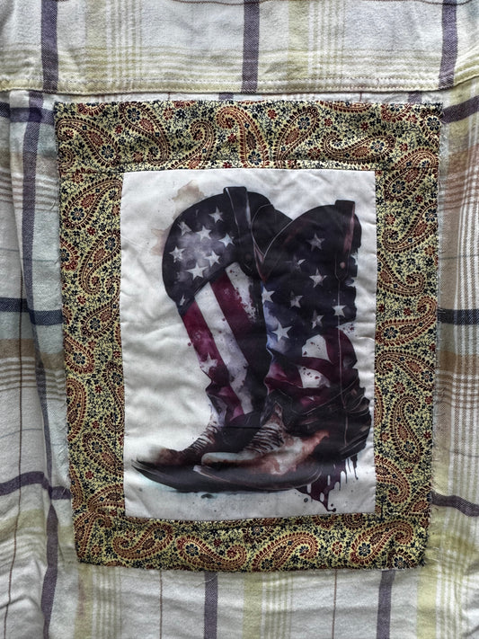 Patriotic Boots, Stinkin’ Cute Shirt