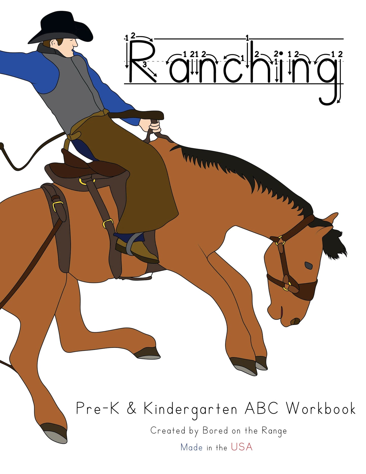 Bored on the Range Activity and Coloring Books