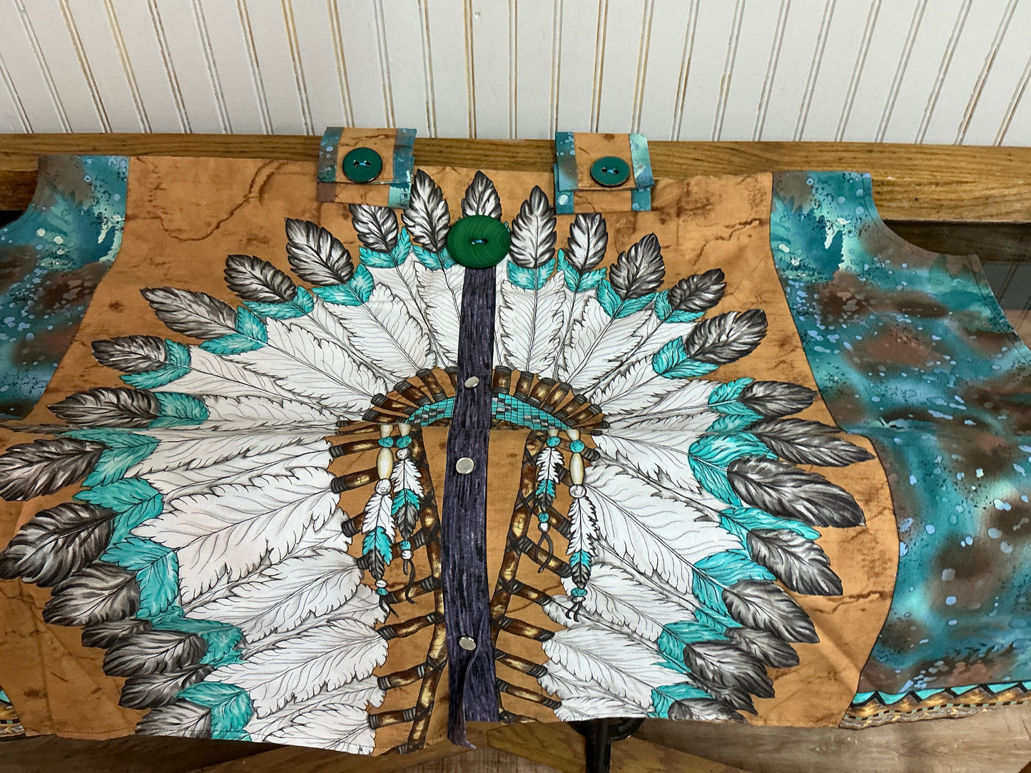 Custom War Bonnet - Headdress Car Seat Cover