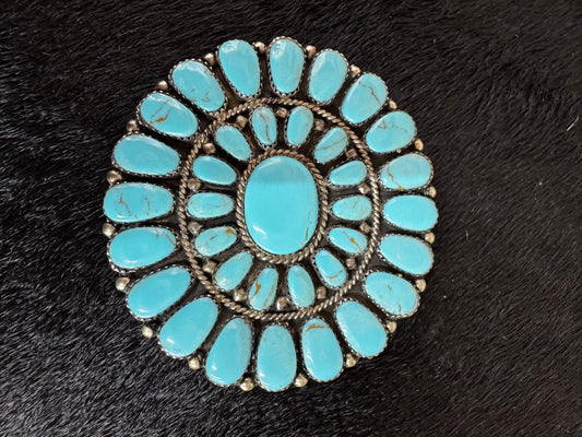 Turquoise Cluster Buckle