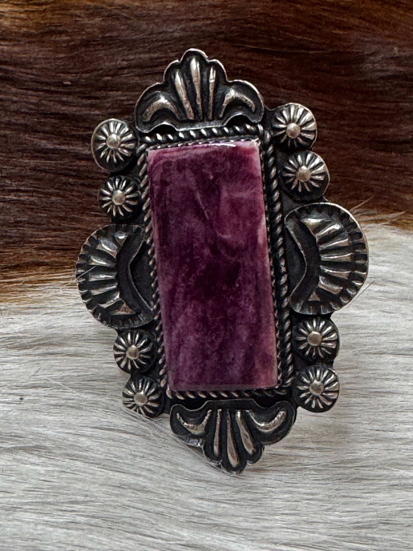 Purple Spiny Ring