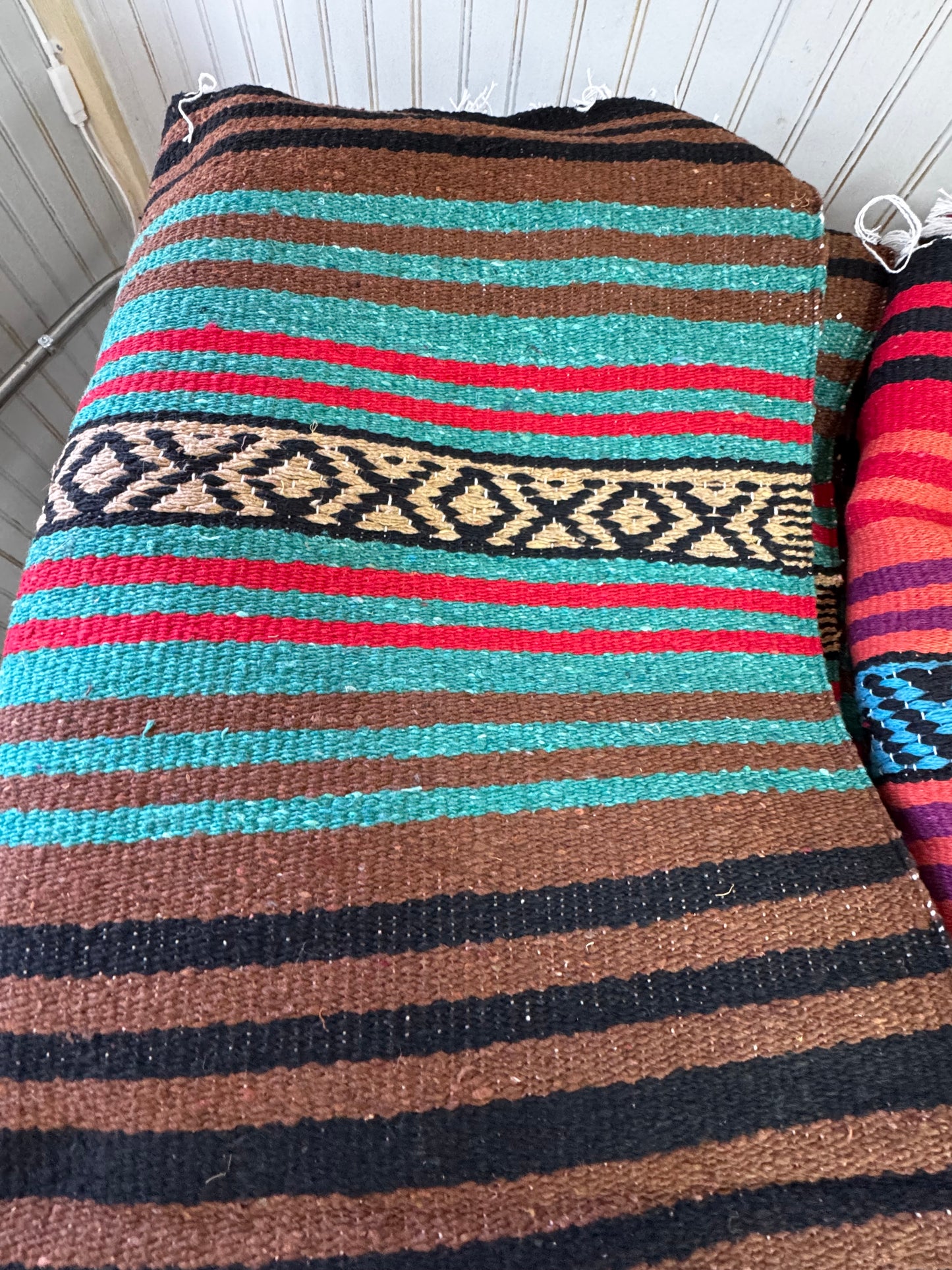 Woven Striped Blanket