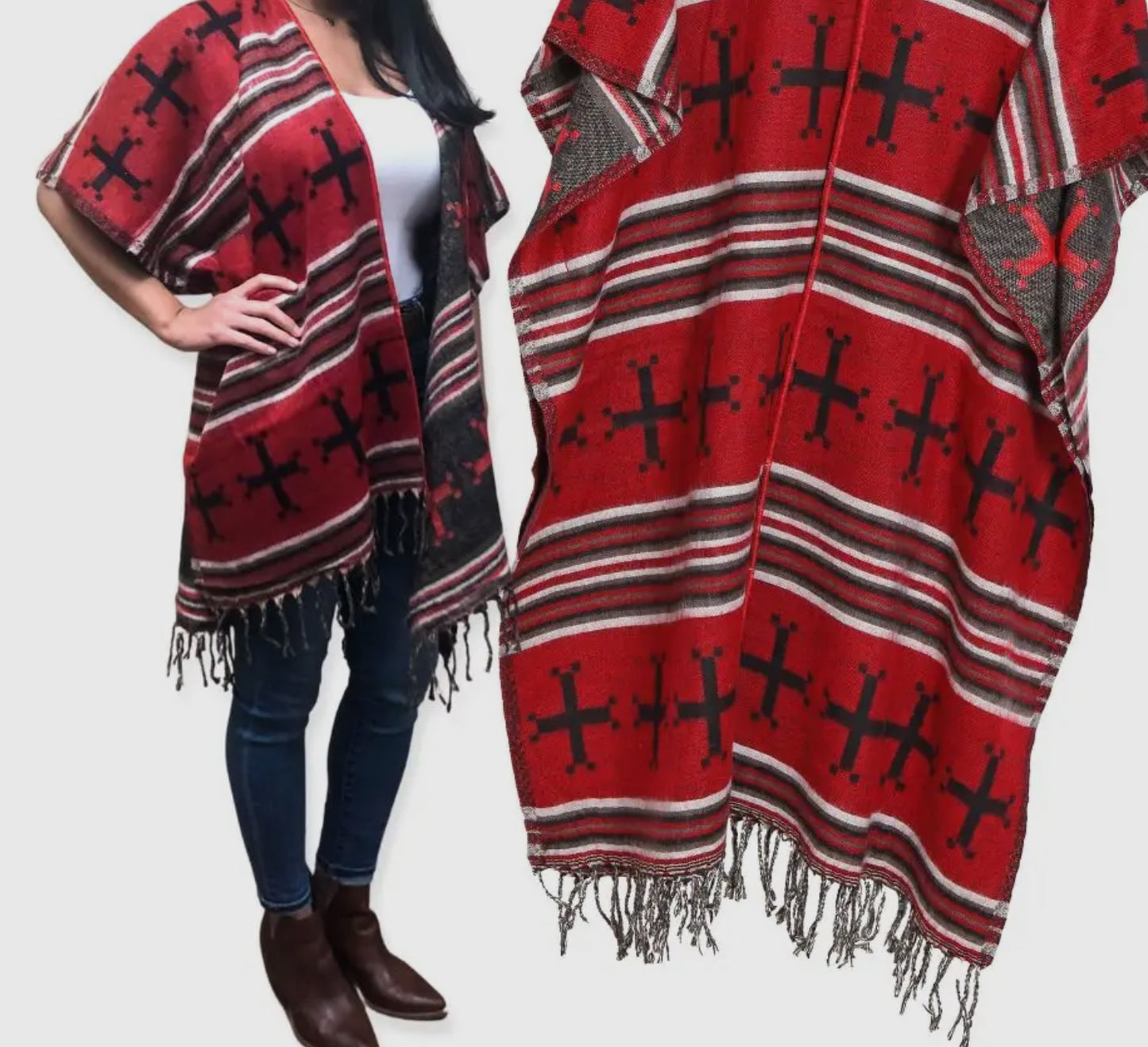 Poncho Southwest Wrap