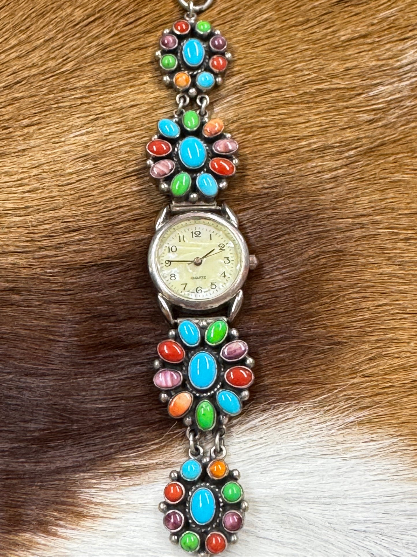 Multi Stone Vintage Watch