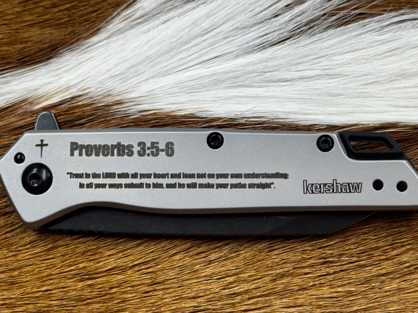Proverbs 3:5-6 Knife