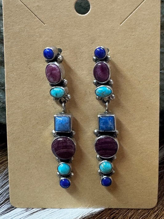 Beautiful Multi-Stone Earrings