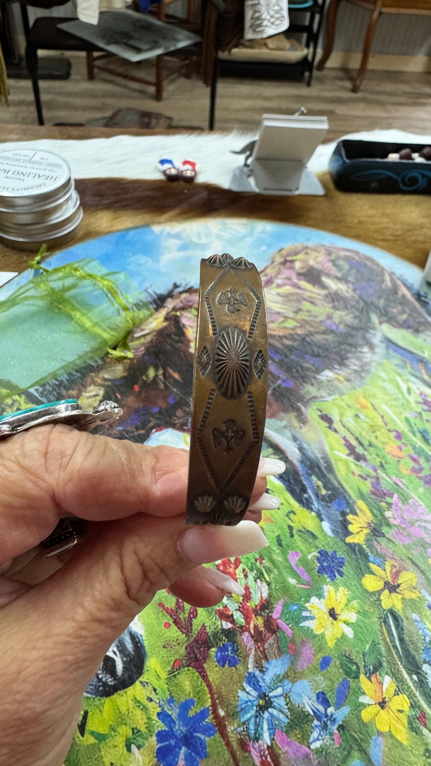 Vintage Navajo Copper Cuff