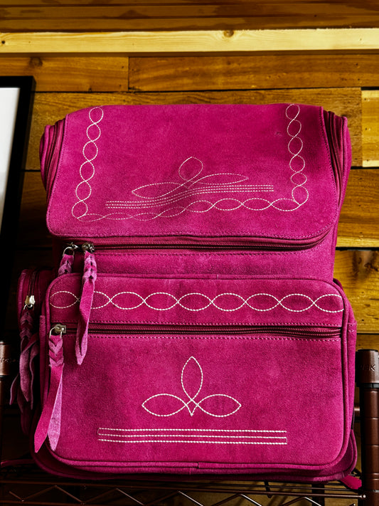 Vintage Cowgirl Case - Pink