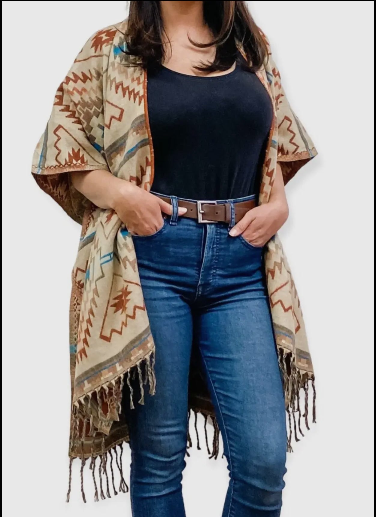 Poncho Southwest Wrap