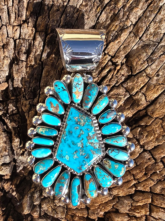 TJR Mixed Turquoise Pendant