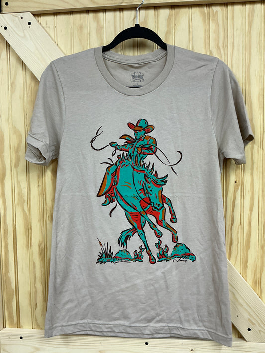 Texas True Threads Sunset Cowboy Tee