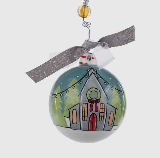 Glory Haus Christmas Church Ornament