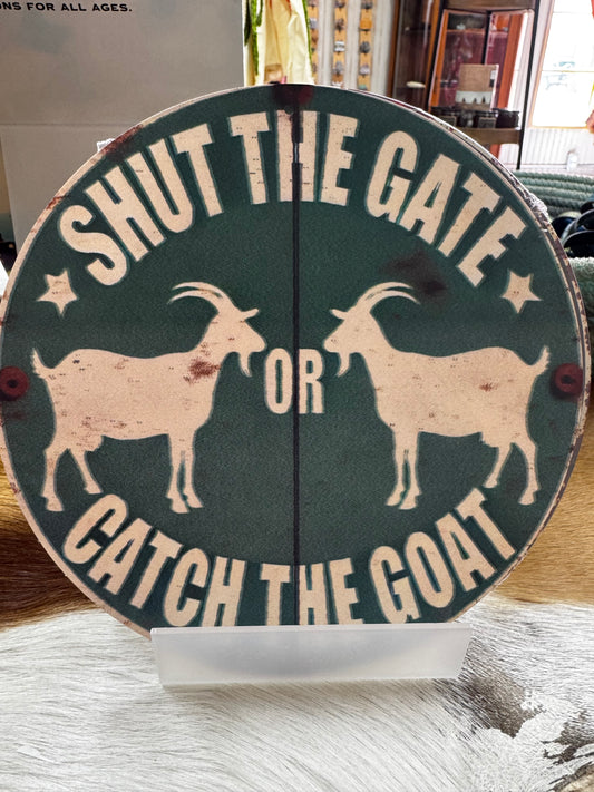 Goat Gate Sign