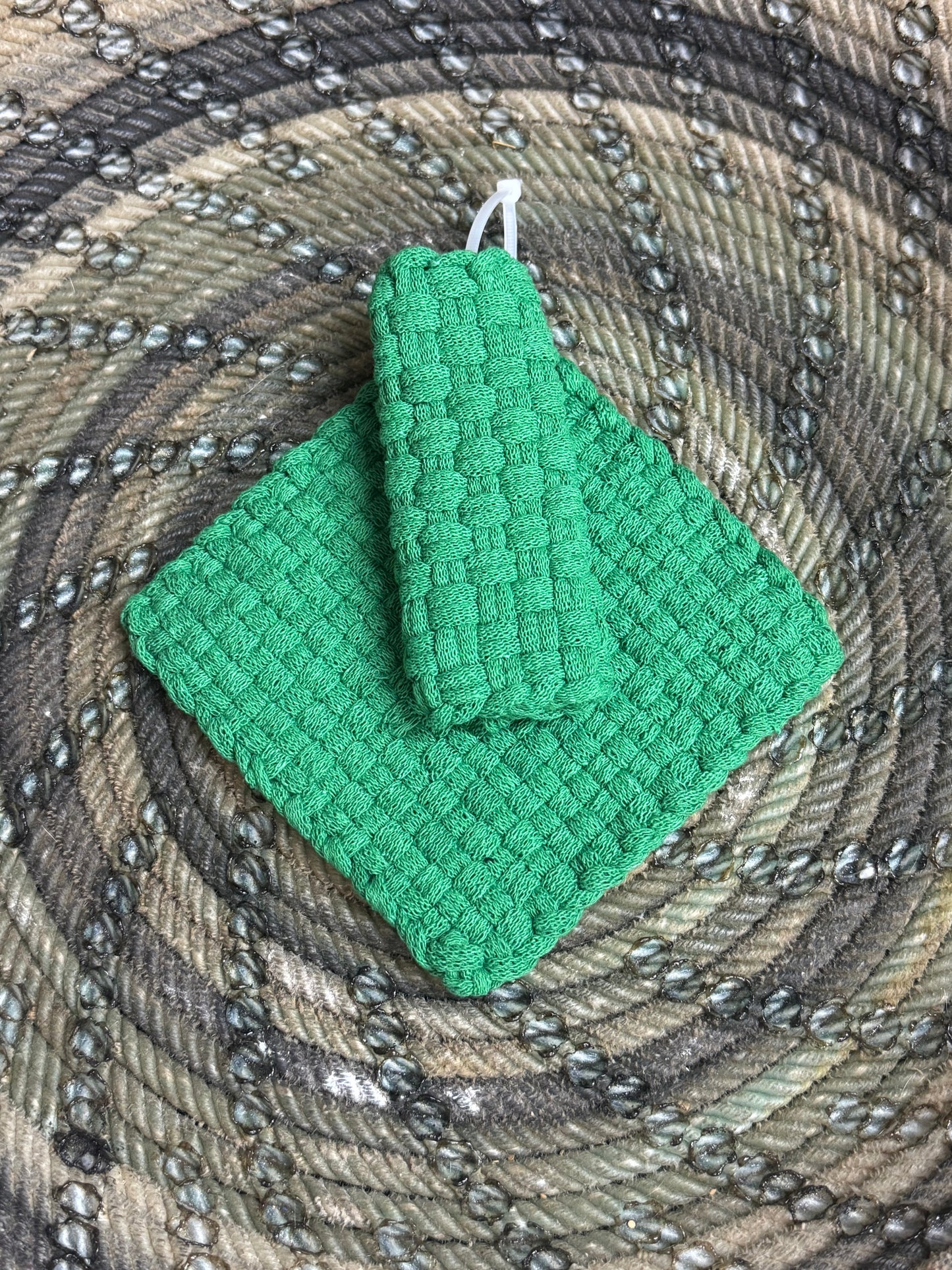 Pot Holder-Trivet with Skillet Handler (Different Color Options)