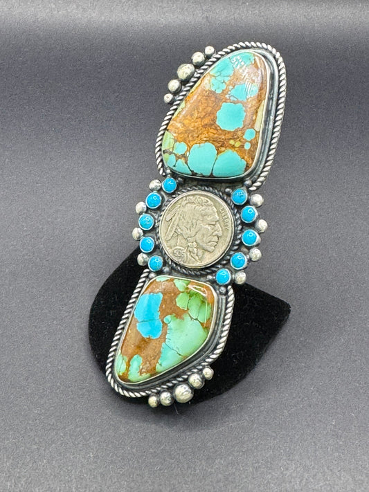 Readda Begay Turquoise Statement Ring