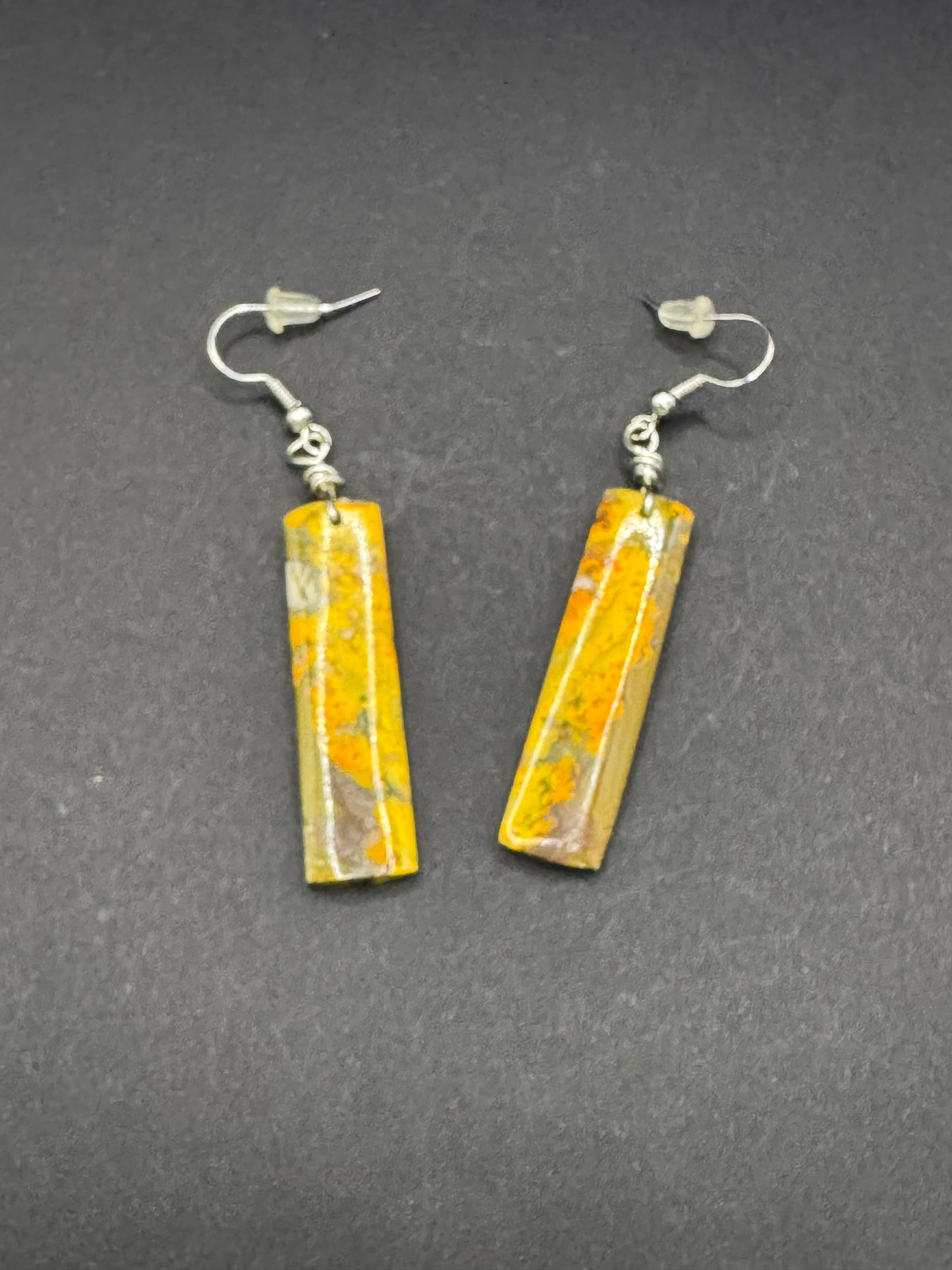 Bumblebee Jasper Earrings