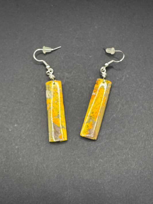 Bumblebee Jasper Earrings