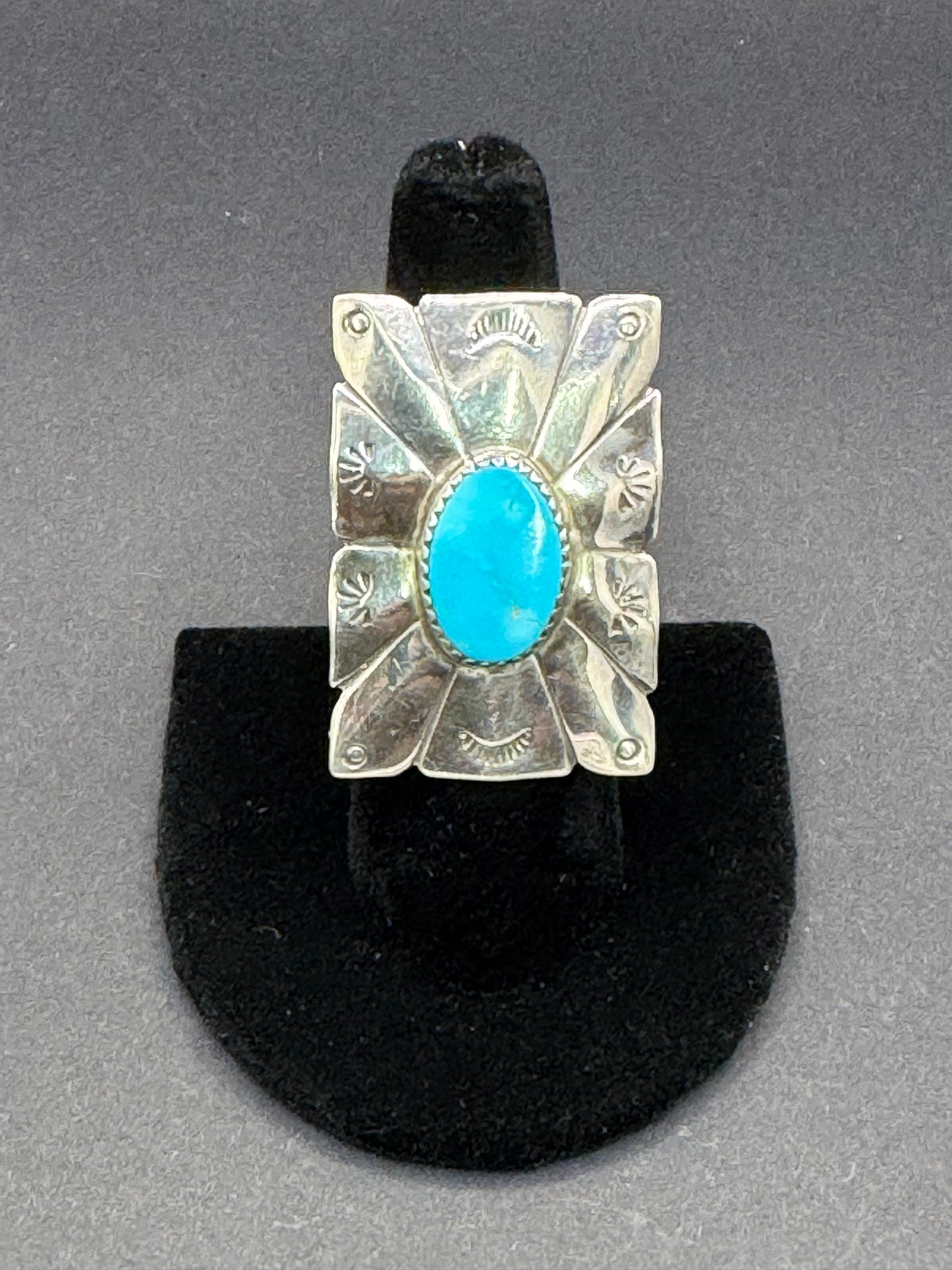 Turquoise and Silver Ring