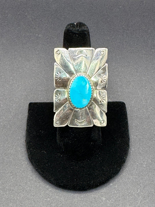 Turquoise and Silver Ring