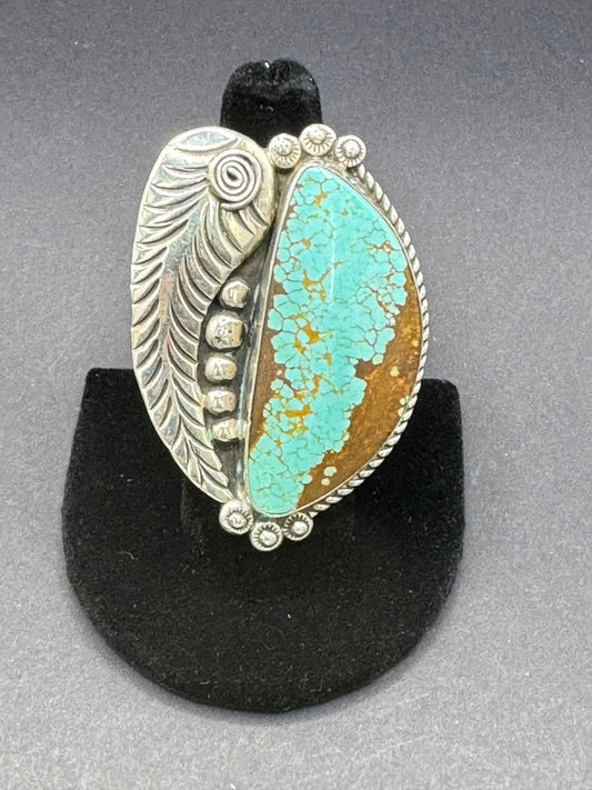 VR Turquoise and Silver Ring