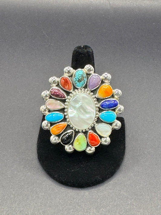 TJR Multi Stone Ring