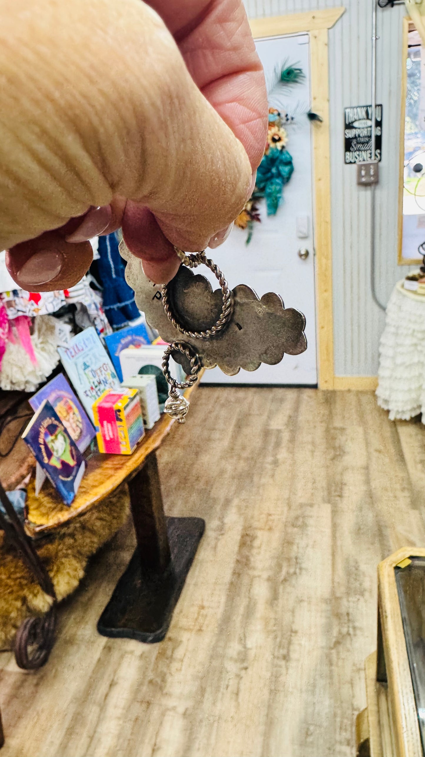 Sterling Bat Pendant