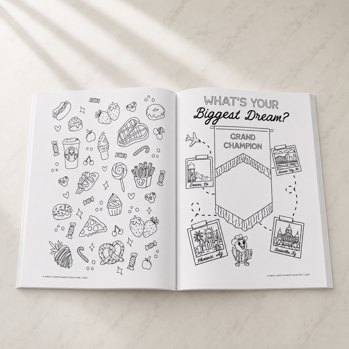 Little Stock Show Life: Going There with Sheep | Livestock Coloring Book for Kids