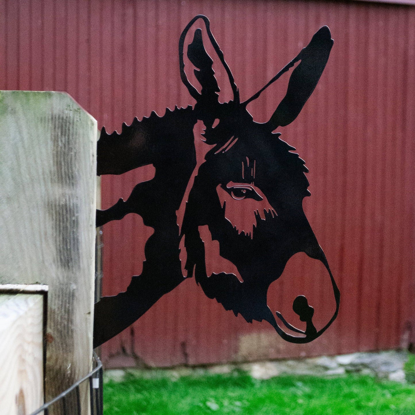 Donkey Outdoor Sign Decor