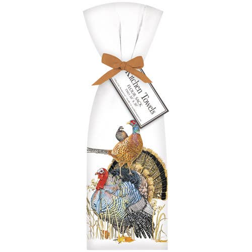 Stacked Turkey Bird Towel Set