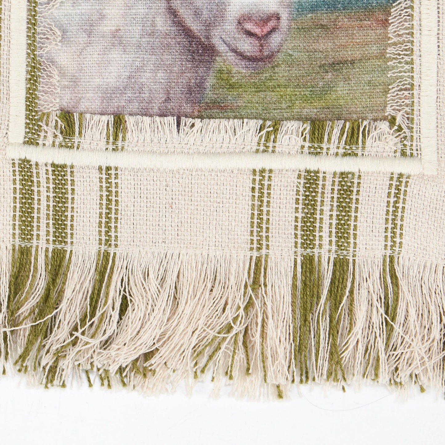 Floral Crown Goat  Kitchen Towel
