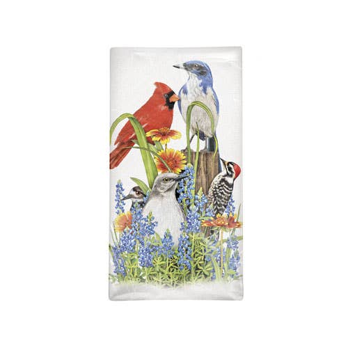 Texas Birds Bagged Towel