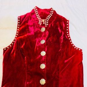 Double D Ranch Vintage Red Vest