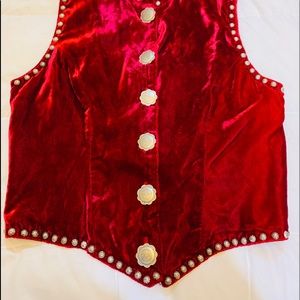 Double D Ranch Vintage Red Vest