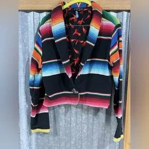 Vintage Serape Girl Jacket