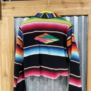 Vintage Serape Girl Jacket