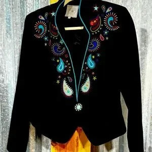 Double D Ranch Beautifully Embroidered Vintage Jacket